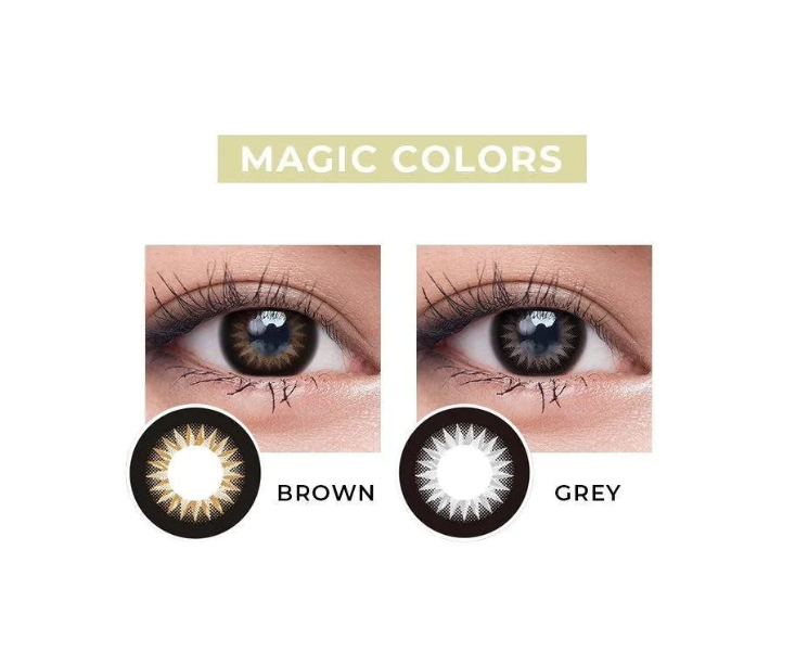 Maxi Eyes Magic系列有色隐形眼镜（棕色、灰色）