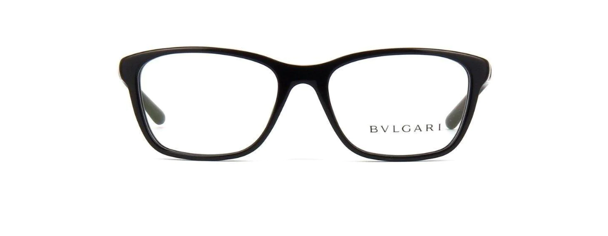 Bvlgari 女士黑色塑料矩形太阳眼镜 BV4097B/501